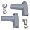 MSD 3320 Spark Plug Boot Kit Silicone 90° HEI Boots & 90° Terminals
