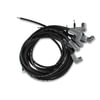 MSD 31223 Spark Plug Wire Set Black Super Conductor Universal 8 Cyl, 90° Plug/90° Plug