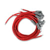 MSD 31239 Spark Plug Wire Set Super Conductor Spark Plug Wire Set 8 Cyl 90° Plug, Socket/HEI Cap