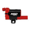 MSD 8263 Direct Ignition Coil MSD Ignition Coil - GM LS Blaster Series - L-Series Truck Engine - Red