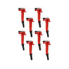 82748 by MSD - MSD Ignition Coil - Ford F-Series - 6.2L V8 - Red - 8-Pack