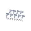 MSD 8849 Spark Plug Boot Kit Distributor Boot & Terminal Kit 90 Deg HEI Gray