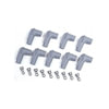 8850 by MSD - MSD Spark Plug Boot & Terminal Kit 90 Deg HEI Gray