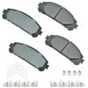 ACT1324A by AKEBONO - ProACT Ultra-Premium Disc Brake Pads use OE-validated, application-specific, ceramic formulations designed using; precision-cut pressure plates, scientifically engineered chamfers and slots for optimal braking performance and NVH control.