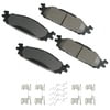 Akebono ACT1508 Disc Brake Pad Set ProACT Ultra Premium Ceramic Disc Brake Pad Kit