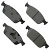 ACT1645 by AKEBONO - ProACT Ultra Premium Ceramic Disc Brake Pad Kit