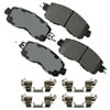 Akebono ACT1650 Disc Brake Pad Set ProACT Ultra Premium Ceramic Disc Brake Pad Kit