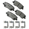 Akebono ACT1659 Disc Brake Pad Set ProACT Ultra Premium Ceramic Disc Brake Pad Kit