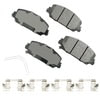 ACT1697 by AKEBONO - ProACT Ultra Premium Ceramic Disc Brake Pad Kit