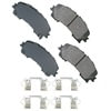 ACT1736 by AKEBONO - ProACT Ultra Premium Ceramic Disc Brake Pad Kit