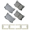 Akebono ACT1799 Disc Brake Pad Set ProACT Ultra Premium Ceramic Disc Brake Pad Kit