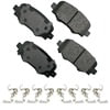 Akebono ACT1809 Disc Brake Pad Set ProACT Ultra Premium Ceramic Disc Brake Pad Kit
