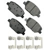 Akebono ACT1886 Disc Brake Pad Set ProACT Ultra Premium Ceramic Disc Brake Pad Kit