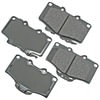 ACT611 by AKEBONO - ProACT Ultra Premium Ceramic Disc Brake Pad Kit