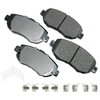 ACT619A by AKEBONO - ProACT Ultra Premium Ceramic Disc Brake Pad Kit