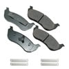 ACT881 by AKEBONO - ProACT Ultra Premium Ceramic Disc Brake Pad Kit