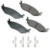 ACT898 by AKEBONO - ProACT Ultra Premium Ceramic Disc Brake Pad Kit