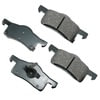 Akebono ACT935 Disc Brake Pad Set ProACT Ultra Premium Ceramic Disc Brake Pad Kit