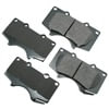 Akebono ACT976 Disc Brake Pad Set ProACT Ultra-Premium Disc Brake Pads use OE-validated, application-specific, ceramic