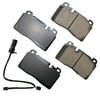 EUR1663A by AKEBONO - EURO Ultra Premium Ceramic Disc Brake Pad Kit