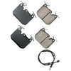 Akebono EUR1880 Disc Brake Pad Set EURO Ultra Premium Ceramic Disc Brake Pad Kit