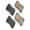 Akebono ACT1053 Disc Brake Pad Set Akebono PROACT Ultra Premium Ceramic Disc Brake Pad Kit