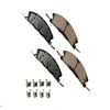 Akebono ACT1611A Disc Brake Pad Set Akebono PROACT Ultra Premium Ceramic Disc Brake Pad Kit