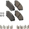 ACT2305 by AKEBONO - ProACT Ultra Premium Ceramic Disc Brake Pad Kit