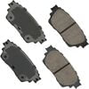 Akebono ACT2391 Disc Brake Pad Set Akebono ProACT Ultra Premium Ceramic Disc Brake Pad Kit