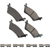 Akebono SDF1602 Disc Brake Pad Set Akebono Severe Duty Ultra Premium Disc Brake Pad Kit