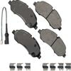 SDF1774A by AKEBONO - Akebono Severe Duty Ultra Premium Disc Brake Pad Kit