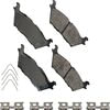 Akebono SDF2383 Disc Brake Pad Set Akebono Severe Duty Ultra Premium Disc Brake Pad Kit