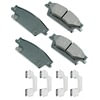 ACT1020 by AKEBONO - ProACT Ultra Premium Ceramic Disc Brake Pad Kit