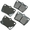 ACT1051 by AKEBONO - ProACT Ultra Premium Ceramic Disc Brake Pad Kit