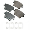 ACT1057A by AKEBONO - ProACT Ultra Premium Ceramic Disc Brake Pad Kit