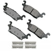 Akebono ACT1120 Disc Brake Pad Set ProACT Ultra Premium Ceramic Disc Brake Pad Kit