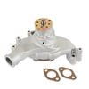 Weiand 9242 Engine Water Pump Mechanical Water Pump - Action Plus, Long, High-Volume, Aluminum, Natural
