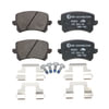 ATE Brake Products 602621 Disc Brake Pad Set ATE Original Semi-Metallic Rear Disc Brake Pad Set 602621 for Audi, Volkswagen