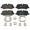 602719 by ATE BRAKE PRODUCTS - ATE Original Semi-Metallic Rear Disc Brake Pad Set 602719 for Land Rover