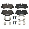 602731 by ATE BRAKE PRODUCTS - ATE Original Semi-Metallic Rear Disc Brake Pad Set 602731 for Land Rover