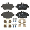 ATE Brake Products 602786 Disc Brake Pad Set ATE Semi-Metallic Rear Disc Brake Pad Set 602786 for INFINITI, Mercedes-Benz