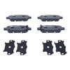 605843 by ATE BRAKE PRODUCTS - ATE Semi-Metallic Rear Disc Brake Pad Set 605843 for INFINITI, Nissan, Suzuki