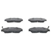 605982 by ATE BRAKE PRODUCTS - ATE Semi-Metallic Front Disc Brake Pad Set 605982 for Acura, Honda, Isuzu