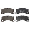 604852 by ATE BRAKE PRODUCTS - ATE Semi-Metallic Front Disc Brake Pad Set 604852 for Porsche, Volkswagen