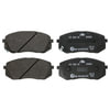 605600 by ATE BRAKE PRODUCTS - ATE Original Semi-Metallic Front Disc Brake Pad Set 605600 for Hyundai, Kia