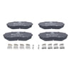 605606 by ATE BRAKE PRODUCTS - ATE Original Semi-Metallic Front Disc Brake Pad Set 605606 for Mazda