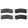 605625 by ATE BRAKE PRODUCTS - ATE Original Semi-Metallic Rear Disc Brake Pad Set 605625 for Mazda