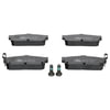 605626 by ATE BRAKE PRODUCTS - ATE Original Semi-Metallic Rear Disc Brake Pad Set 605626 for INFINITI, Nissan
