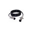 Haldex BE27451 Trailer Power Cable Straight Cable Assembly - Black, 6/12 and 1/10 Cable Gauge, 10 ft.