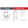 Firestone W013581192 Suspension Spring Saddle Airide Air Spring Reversible Sleeve 1T15XR-9